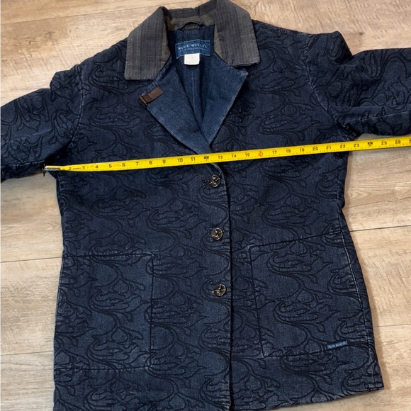 Blue Willi’s Women’s Cotton Denim Jacket Size Large - Picture 6 of 8